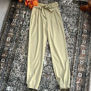 VICI X Skylar Rose - Paper Bag High Waist Dressy Jogger Pants